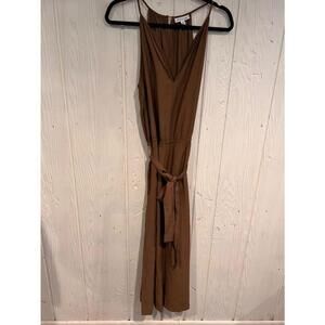 Prologue Brown Wide Leg Jumpsuit Women's Size Medium